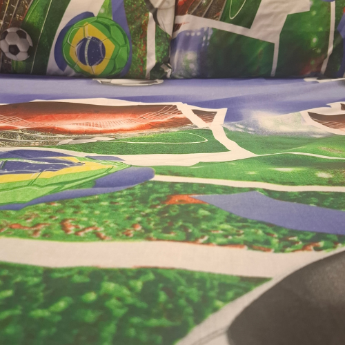 Grass Green Fifa Bedsheet