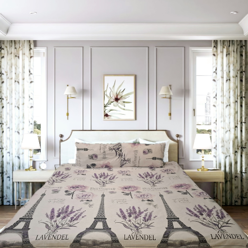 Lavendel White Bedsheet