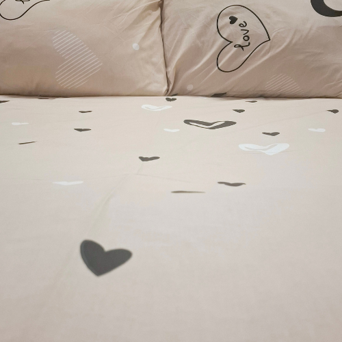 Pretty Hearts Skin Bedsheet