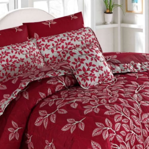 Valentine Red Comforter Set-7pc