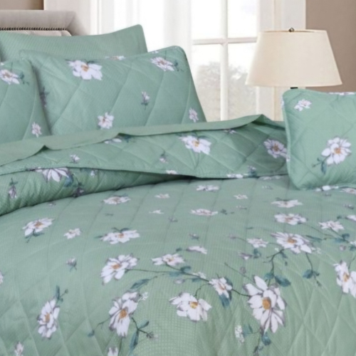 Warwide Green Comforter Set-7pc