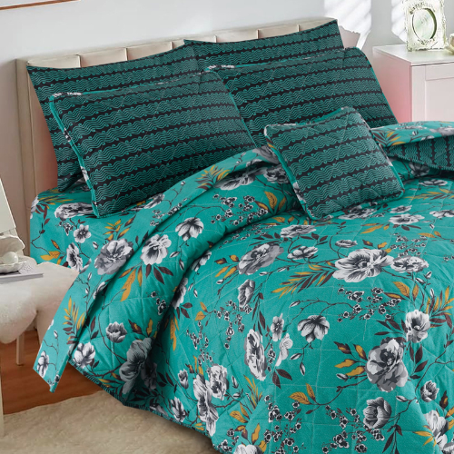 Green Seemless Comfort Set - 7pc