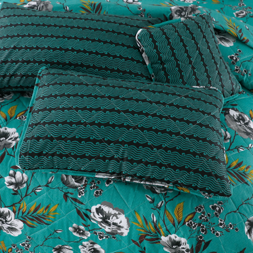 Green Seemless Comfort Set - 7pc