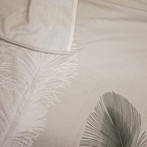 Grey Paint Sketch Bedsheet