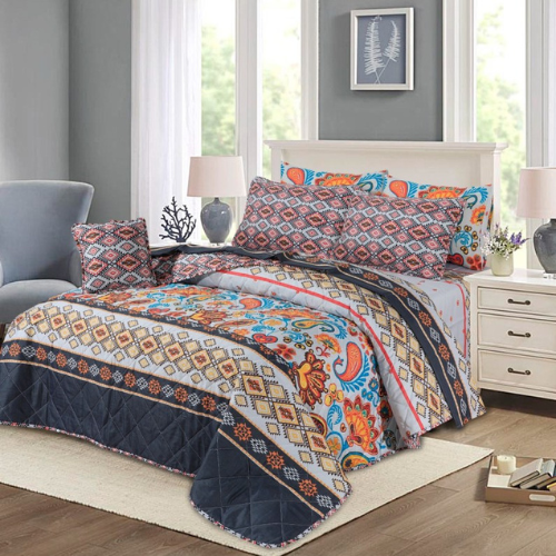 Sofia Geometrical Comforter Set-7pc