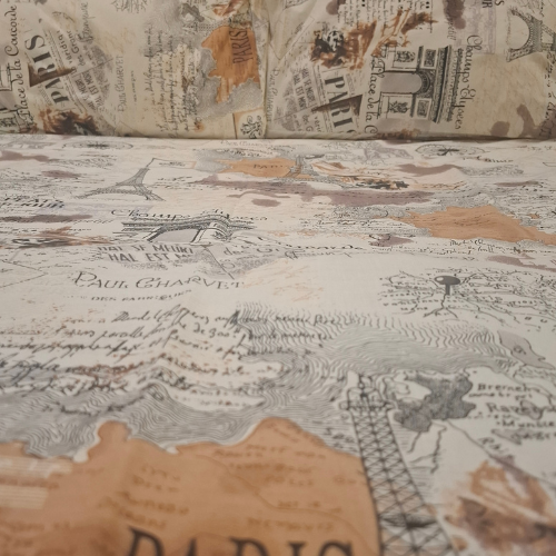 White Paris Bedsheet